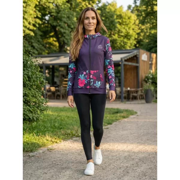  Ženska jopica na zadrgi Premium ALTISPORT VOJ/ALW063MI02 FUCHSIA 