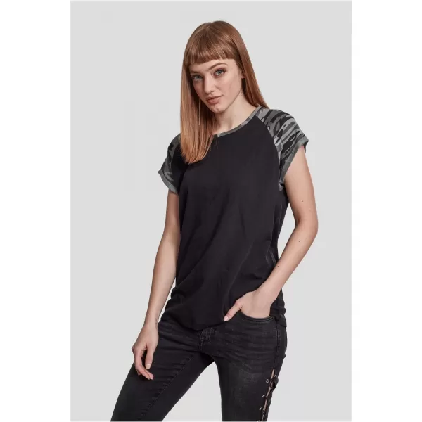  Srajca URBAN CLASSICS TB1913 ČRNA/TEMNA CAMO 