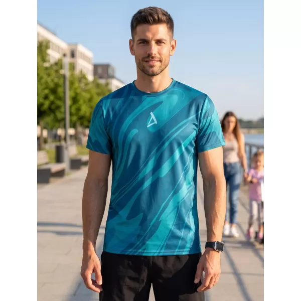  Moška funkcionalna t -majica Premium ALTISPORT VOJ/ALM072TR01 KEROZIN 