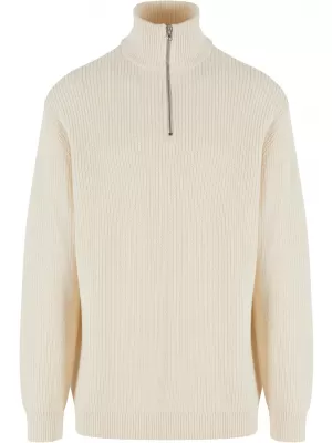 Moški pulover URBAN CLASSICS TB6762 BELA/PEŠČENA