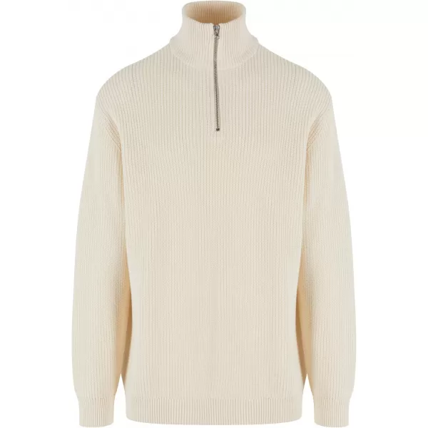  Moški pulover URBAN CLASSICS TB6762 BELA/PEŠČENA 