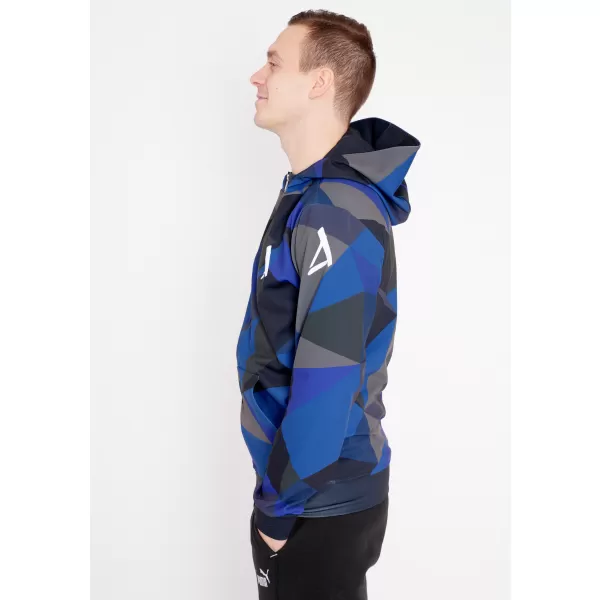  Moški vrhunski pulover z zadrgo ALTISPORT VOJ/ALM007MI02 TEMNO MODRA 
