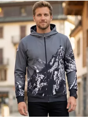 Moška jopica na Zip Premium ALTISPORT VOJ/ALM059MI02 SIVA
