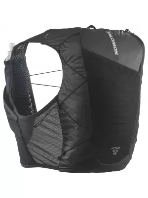 Moški nahrbtnik SALOMON ACTIVE SKIN 12 SET LC2177400 ČRNA/KOVINSKA