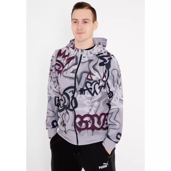  Moški vrhunski pulover z zadrgo ALTISPORT VOJ/ALM054MI02 TEMNO SIVA 
