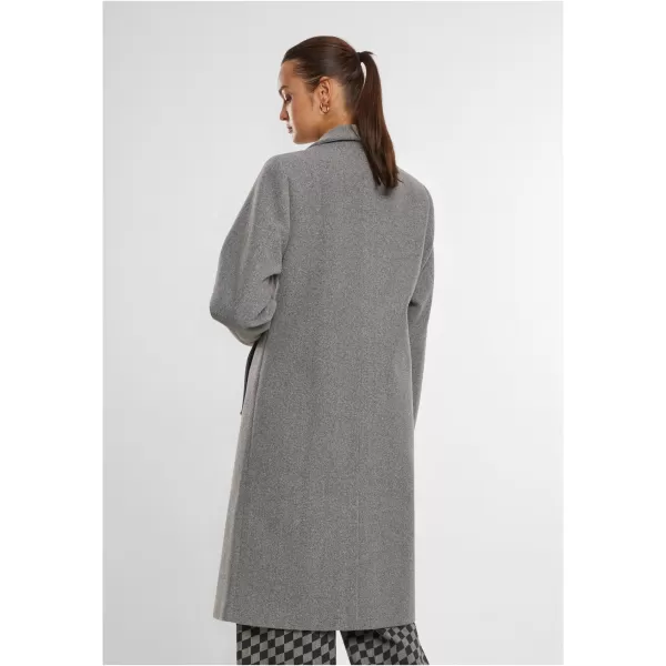  Ženski plašč URBAN CLASSICS TB7075 TEMNO SIV MELANGE 