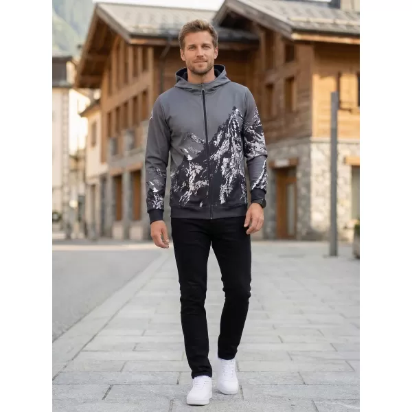  Moška jopica na Zip Premium ALTISPORT VOJ/ALM059MI02 SIVA 