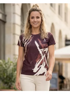 Ženska funkcionalna premija T -majice ALTISPORT VOJ/ALW074TR01 RUDA