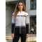 Ženski premium pulover z zadrgo ALTISPORT VOJ/ALW023MI02 ČRNO-BELO