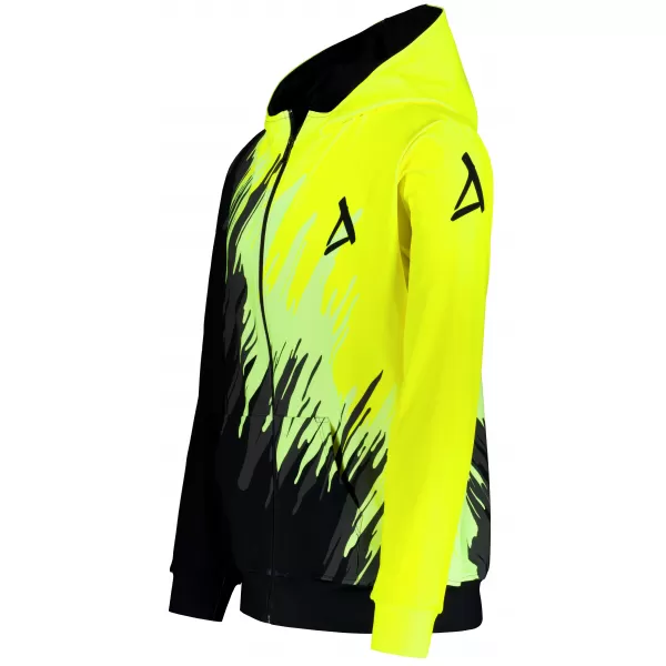  Moška jopica na Zip Premium ALTISPORT VOJ/ALM006MI02 ČRNO -YELLOW 