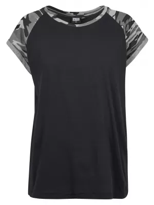 Srajca URBAN CLASSICS TB1913 ČRNA/TEMNA CAMO