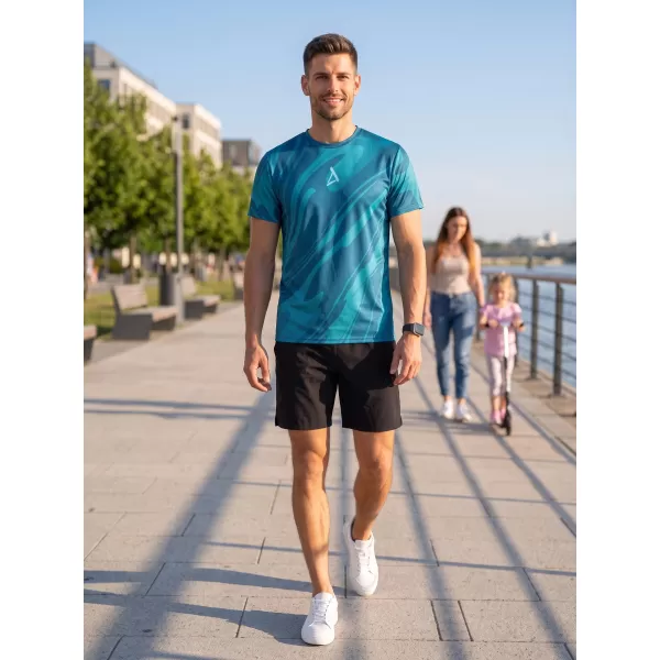  Moška funkcionalna t -majica Premium ALTISPORT VOJ/ALM072TR01 KEROZIN 