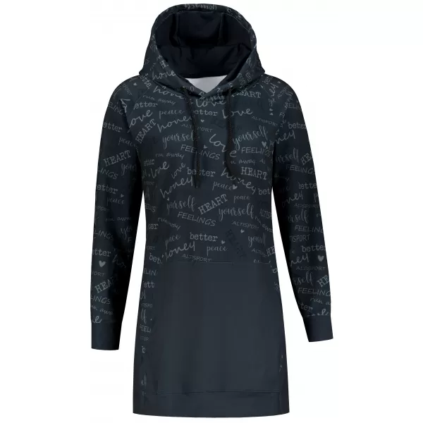  Ženski vrhunski funkcionalni pulover ALTISPORT VOJ/ALW067MI03 ČRNA 