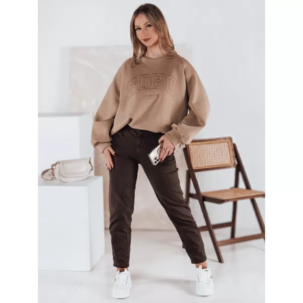  Ženske hlače DSTREET UY2393 KARAMELA 
