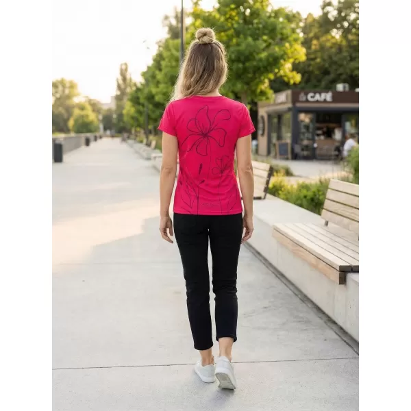  Ženska premium funkcionalna majica ALTISPORT VOJ/ALW075TR01 SVETLO RDEČE 