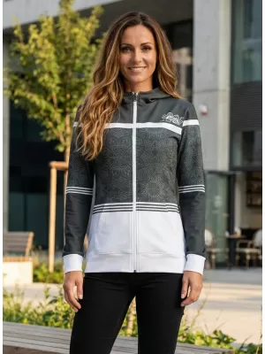 Ženska jopica na zadrgi Premium ALTISPORT VOJ/ALW023MI02 SIVA