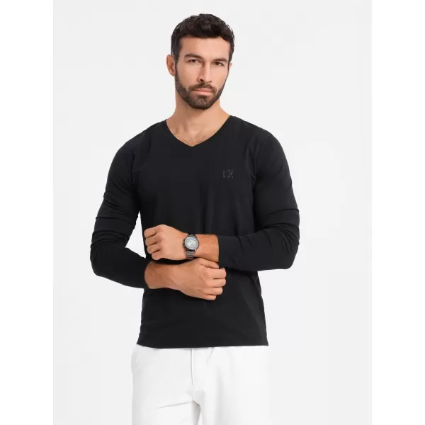  Srajca OMBRE OM-LSCL-0105 ČRN 
