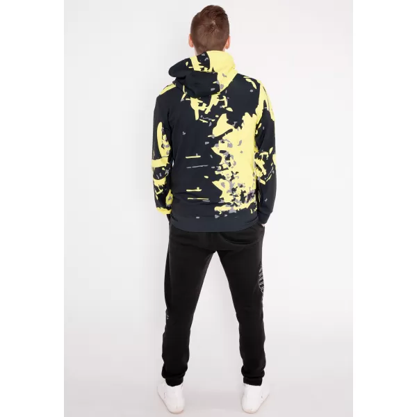  Moški vrhunski pulover z zadrgo ALTISPORT VOJ/ALM057MI02 FLUO RUMENA 