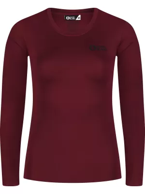 Ženska funkcionalna majica NORDBLANC SUCCESS NBSLF8030 BURGUND
