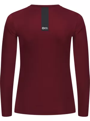 Ženska funkcionalna majica NORDBLANC SUCCESS NBSLF8030 BURGUND