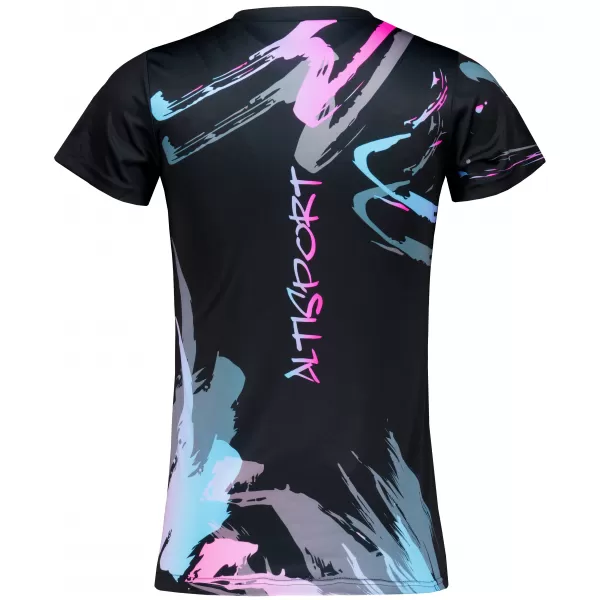  Ženska premium funkcionalna majica ALTISPORT VOJ/ALW074TR01 ČRNO ROZA 