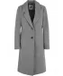 Ženski plašč URBAN CLASSICS TB7075 TEMNO SIV MELANGE