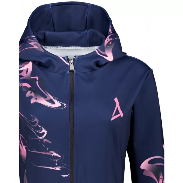  Ženska jopica na zadrgi Premium ALTISPORT VOJ/ALW064MI02 MODRA -PINK 