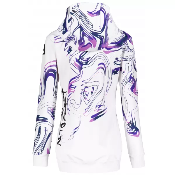 Ženska jopica na zadrgi Premium ALTISPORT VOJ/ALW064MI02 BELA -VIOLET 