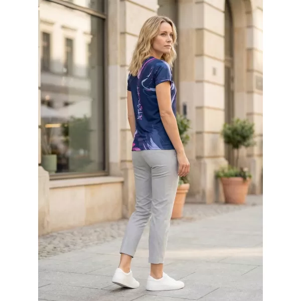  Ženska premium funkcionalna majica ALTISPORT VOJ/ALW074TR01 MODRO-VIJOLIČNA 
