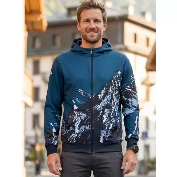  Moška jopica na Zip Premium ALTISPORT VOJ/ALM059MI02 MORNARICA 