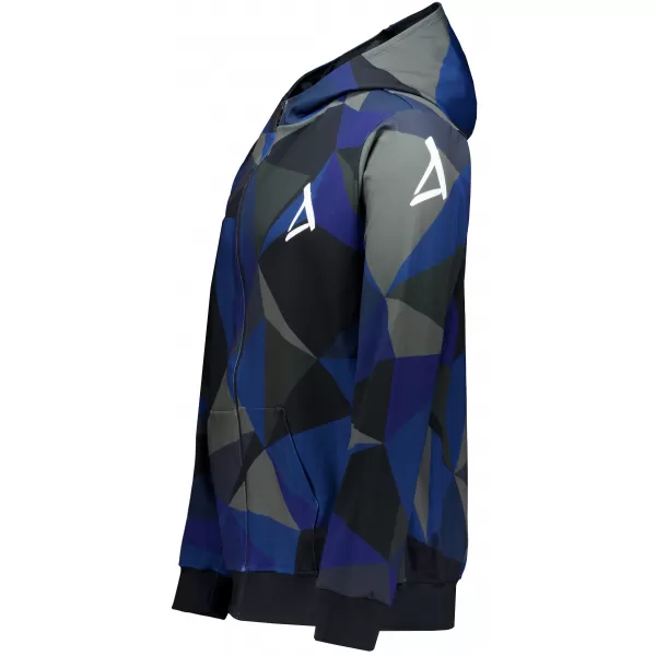  Moški vrhunski pulover z zadrgo ALTISPORT VOJ/ALM007MI02 TEMNO MODRA 