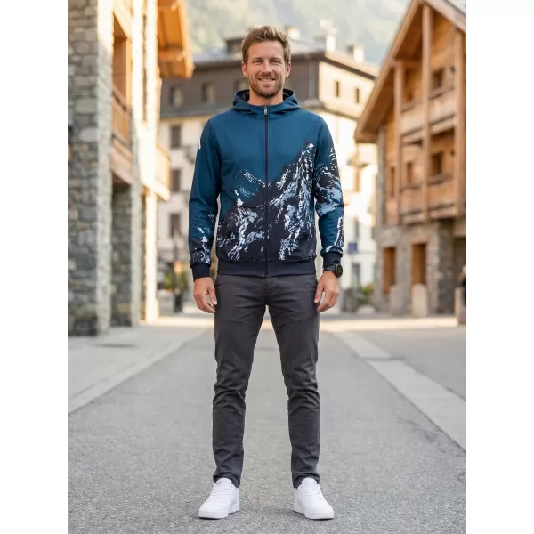  Moška jopica na Zip Premium ALTISPORT VOJ/ALM059MI02 MORNARICA 
