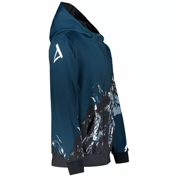  Moška jopica na Zip Premium ALTISPORT VOJ/ALM059MI02 MORNARICA 