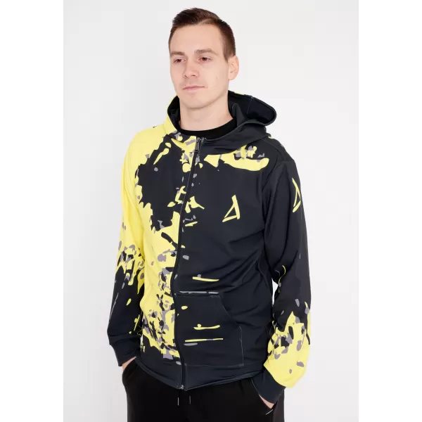  Moški vrhunski pulover z zadrgo ALTISPORT VOJ/ALM057MI02 FLUO RUMENA 