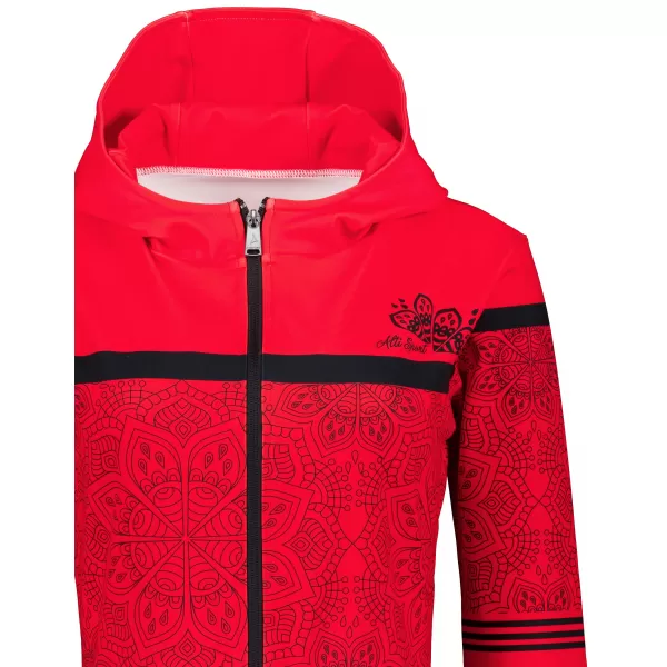  Ženski premium pulover z zadrgo ALTISPORT VOJ/ALW023MI02 RDEČA 