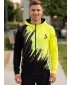 Moška jopica na Zip Premium ALTISPORT VOJ/ALM006MI02 ČRNO -YELLOW