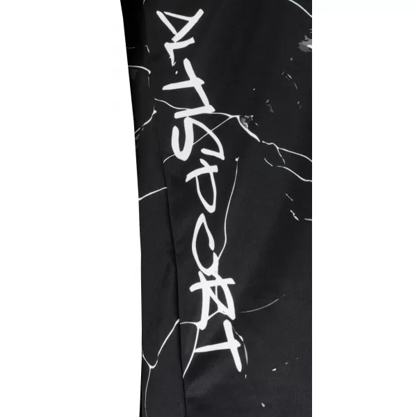  Moška premium funkcionalna majica s kratkimi rokavi ALTISPORT VOJ/ALM071TR01 ČRNO-BELO 