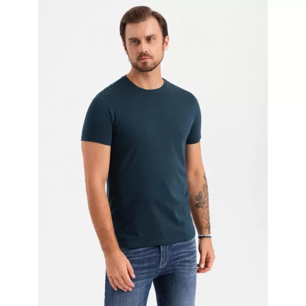  Srajca OMBRE OM-TSBS-0232 3X MORNARSKO MODRO 