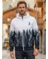 Moška jopica na Zip Premium ALTISPORT VOJ/ALM058MI02 BELA -GRAY