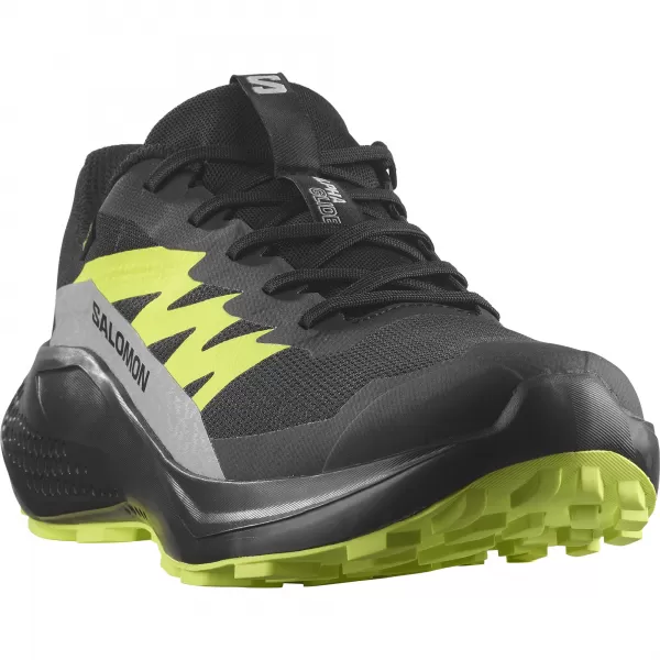  Moški čevlji SALOMON ALPHAGLIDE GTX L47802000 ČRNA/ZLITINA/OSTRO ZELENA 