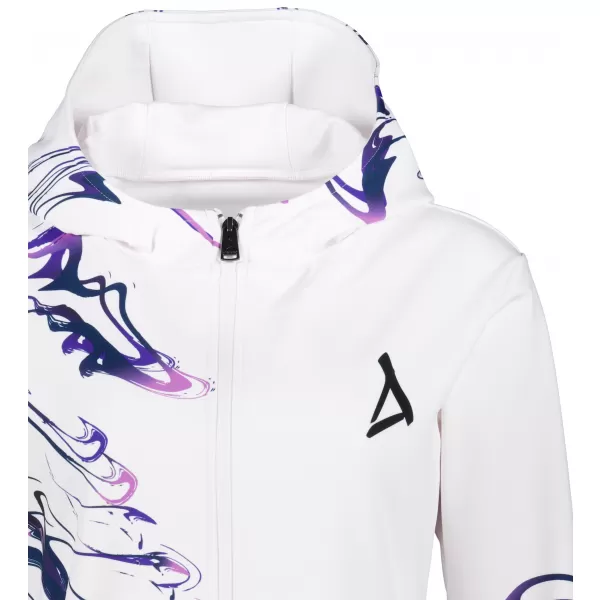  Ženska jopica na zadrgi Premium ALTISPORT VOJ/ALW064MI02 BELA -VIOLET 
