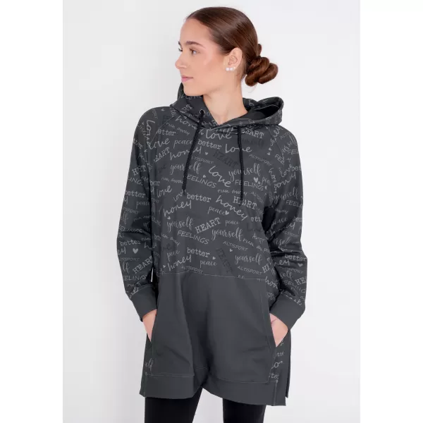  Ženski vrhunski funkcionalni pulover ALTISPORT VOJ/ALW067MI03 ČRNA 