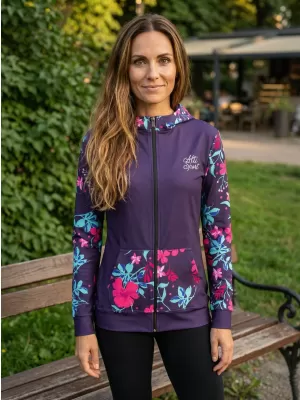Ženska jopica na zadrgi Premium ALTISPORT VOJ/ALW063MI02 FUCHSIA