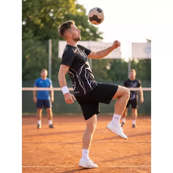  Moška premium funkcionalna majica s kratkimi rokavi ALTISPORT VOJ/ALM073TR01 ČRNA 