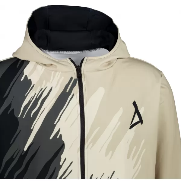 Moška jopica na Zip Premium ALTISPORT VOJ/ALM006MI02 ČRNO -BRUŠEN 