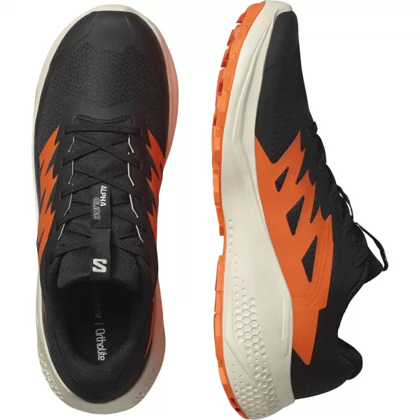  Moški čevlji SALOMON ALPHAGLIDE L47801100 ČRNA/DEŽEVEN DAN/RDEČA ORANŽNA 