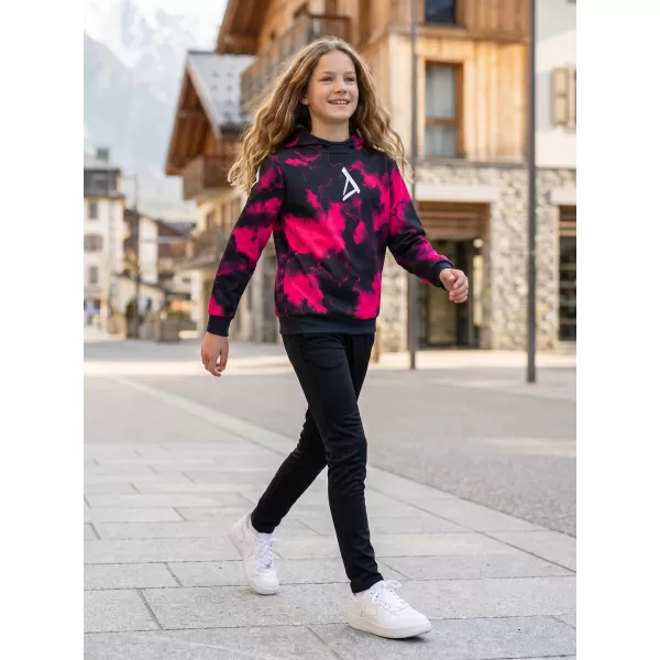  Premium otroški pulover ALTISPORT VOJ/ALK066MI01 ČRNO ROZA 