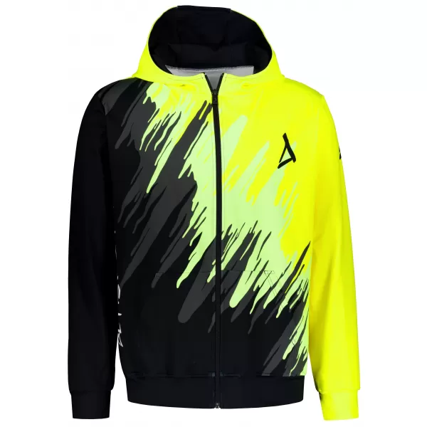 Moška jopica na Zip Premium ALTISPORT VOJ/ALM006MI02 ČRNO -YELLOW 