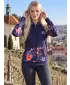 Ženska jopica na zadrgi Premium ALTISPORT VOJ/ALW063MI02 TEMNO VIJOLIČNA