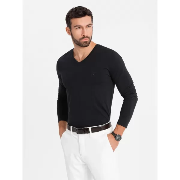  Srajca OMBRE OM-LSCL-0105 ČRN 